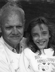Bill Miller with his granddaughter, Emily.