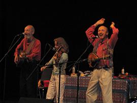 San, Emily and Laz playing the Hello song