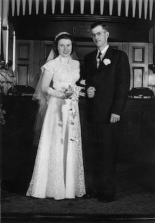 Jane and I on our wedding day.